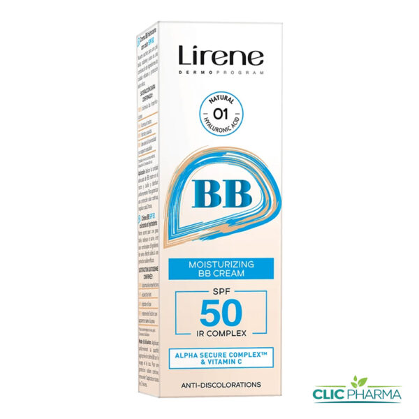 LIRENE BB CREME SOLAIRE TEINTE 01 NATUREL SPF50 30ML