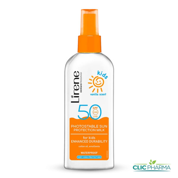 LIRENE LOTION PROTECTRICE VANILLE ENFANTS SPF50 150ML