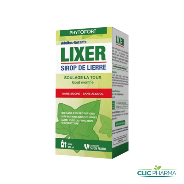 LIXER SIROP 200ML SOULAGE TOUX GRASSE ENFANTS ADULTES