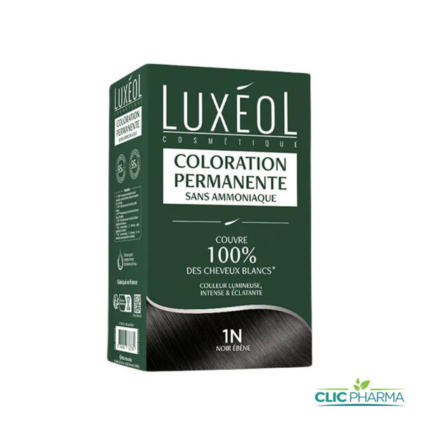 LUXEOL COLORATION 1N NOIR ÉBÈNE