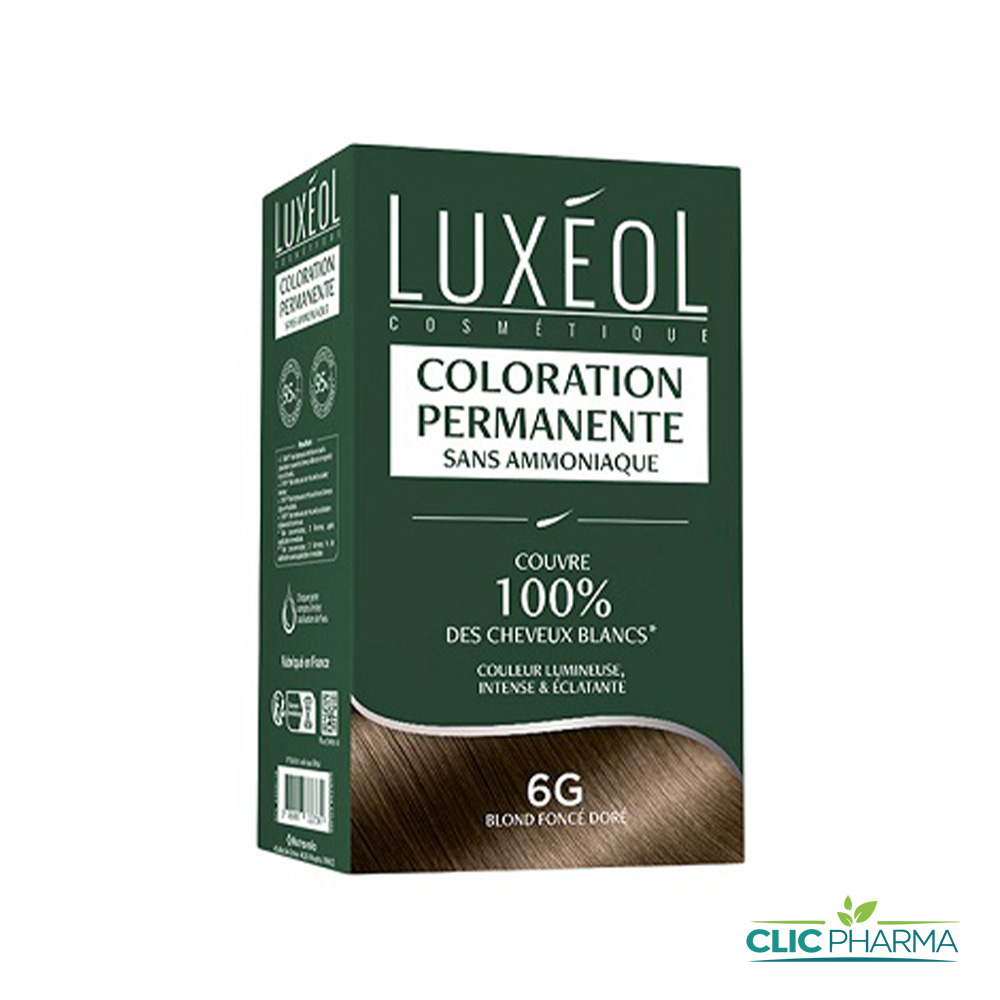 LUXEOL COLORATION 6G BLOND FONCE DORE