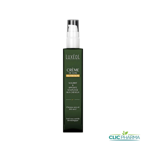 LUXEOL CRÈME DE SOIN NUTRITION CHEVEUX SECS 100ML