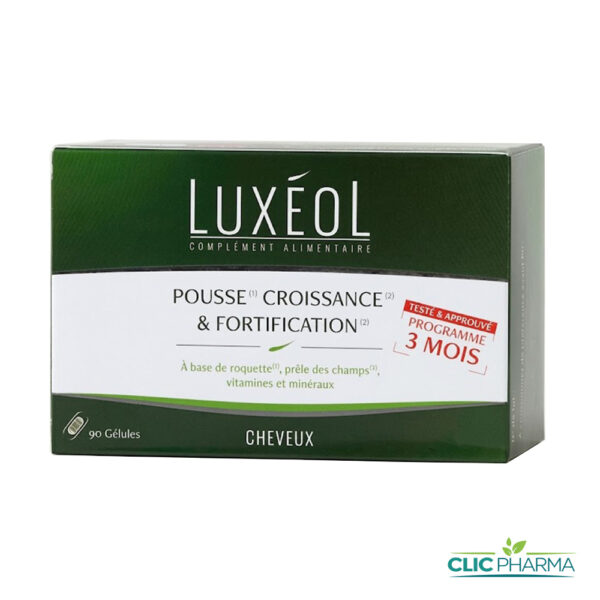 LUXEOL POUSSE CROISSANCE & FORTIFICATION CHEVEUX (90 GELULES)