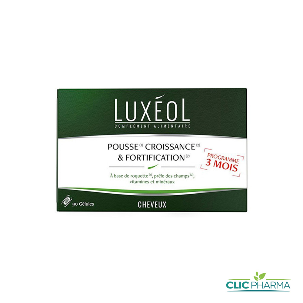 LUXEOL POUSSE CROISSANCE CHVX GELULES B90