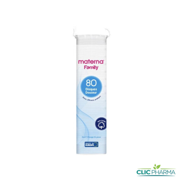 MATERNA 80 DISQUES À DÉMAQUILLER