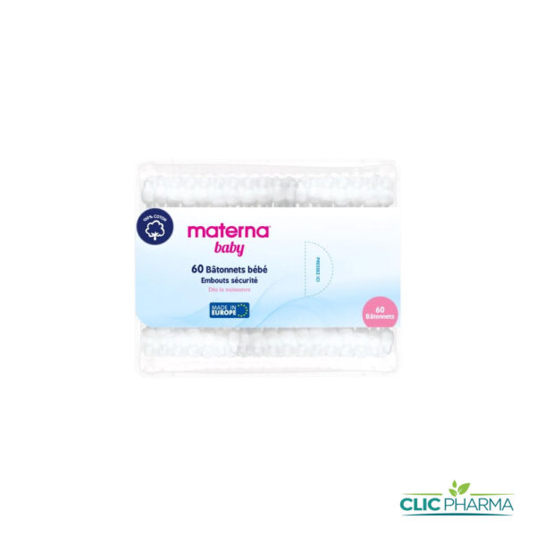 MATERNA BÉBÉ 60 BATONNETS