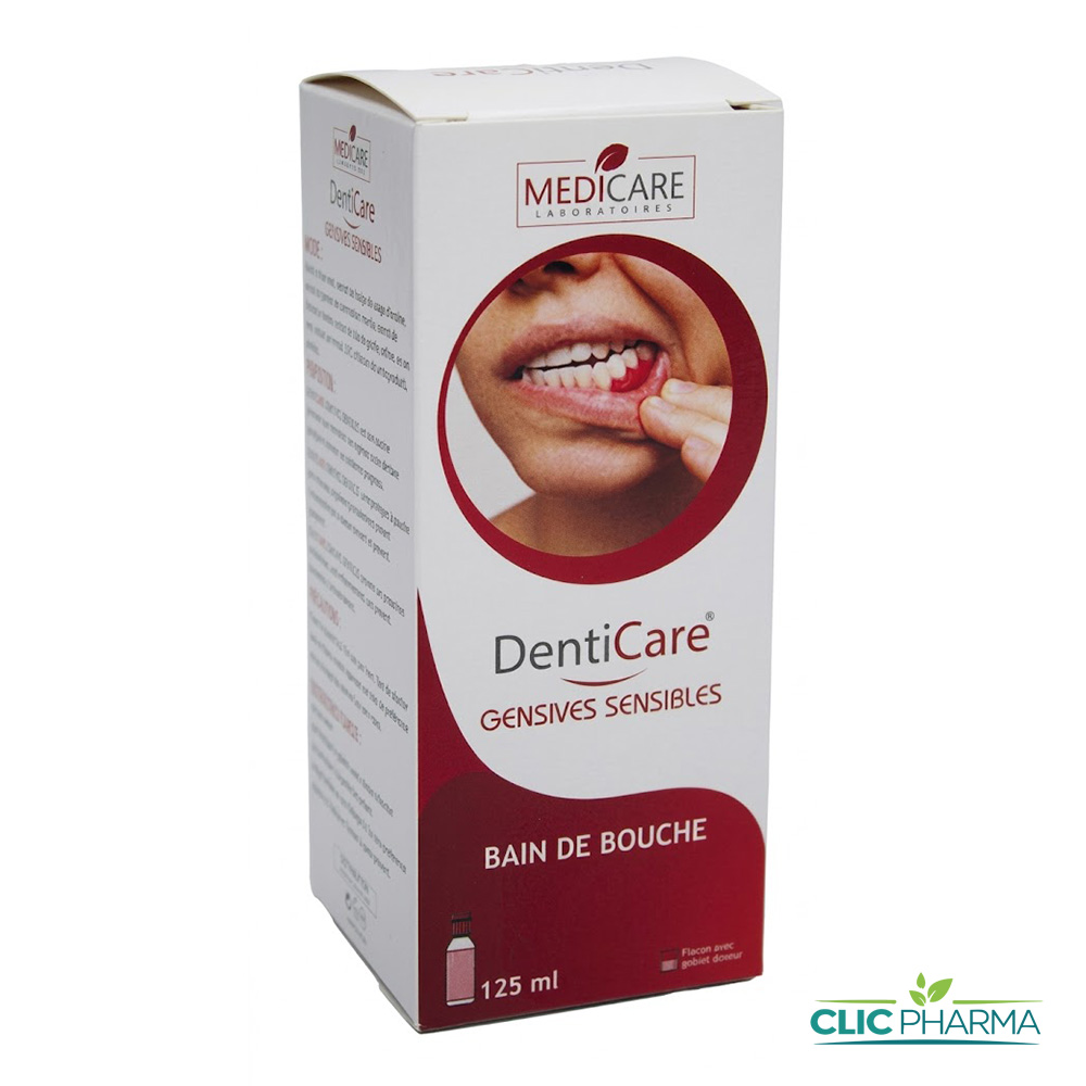 MEDICARE DENTICARE BAIN BOUCHE GENSIVES SENSIBLES 125ML