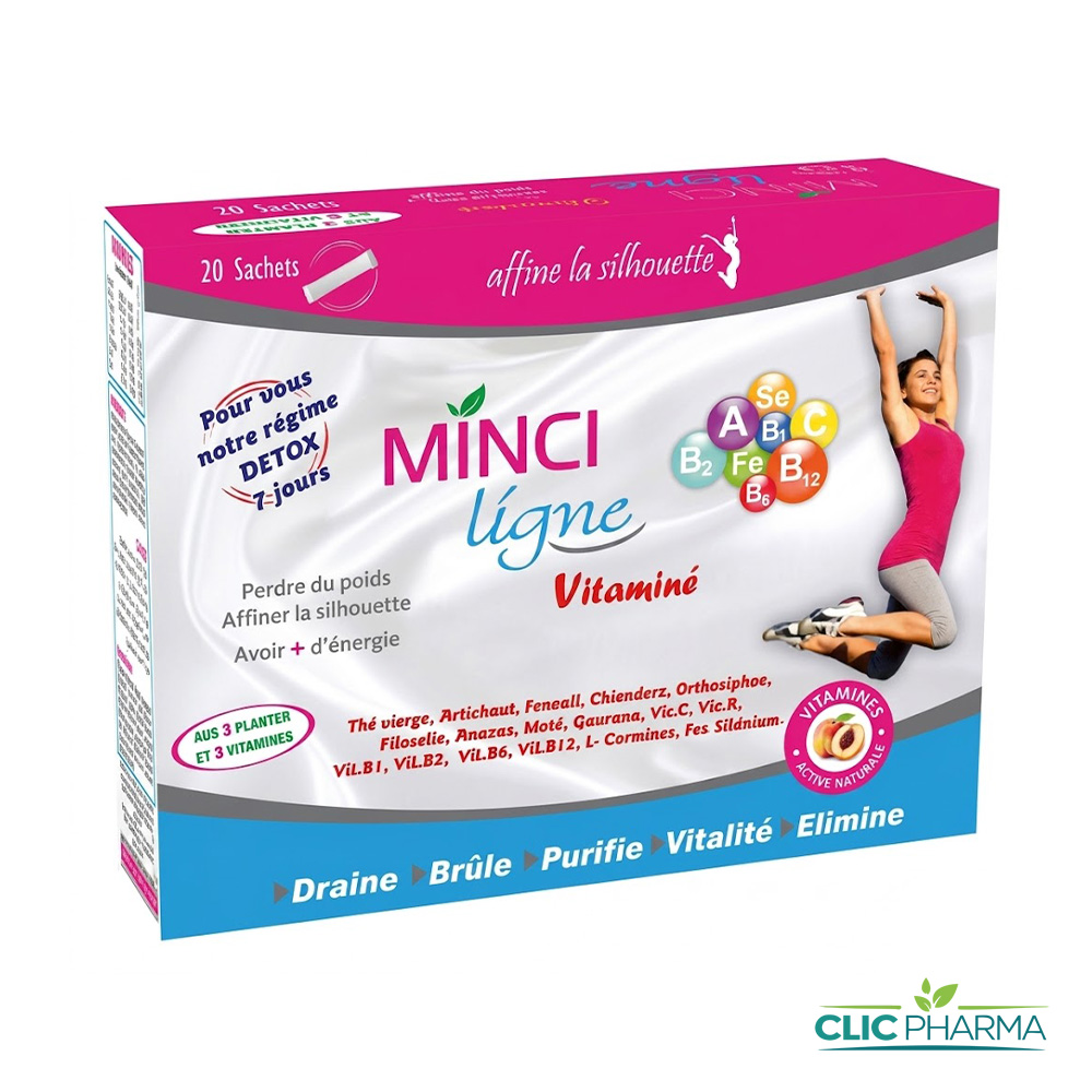 MINCILIGNE FEMME VITAMINE (20 SACHETS)