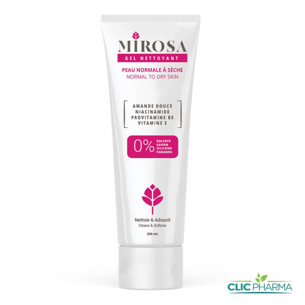MIROSA GEL NETTOYANT PEAU NORMALE A SECHE 200ML