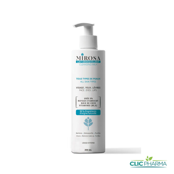 MIROSA LAIT DÉMAQUILLANT 200ML