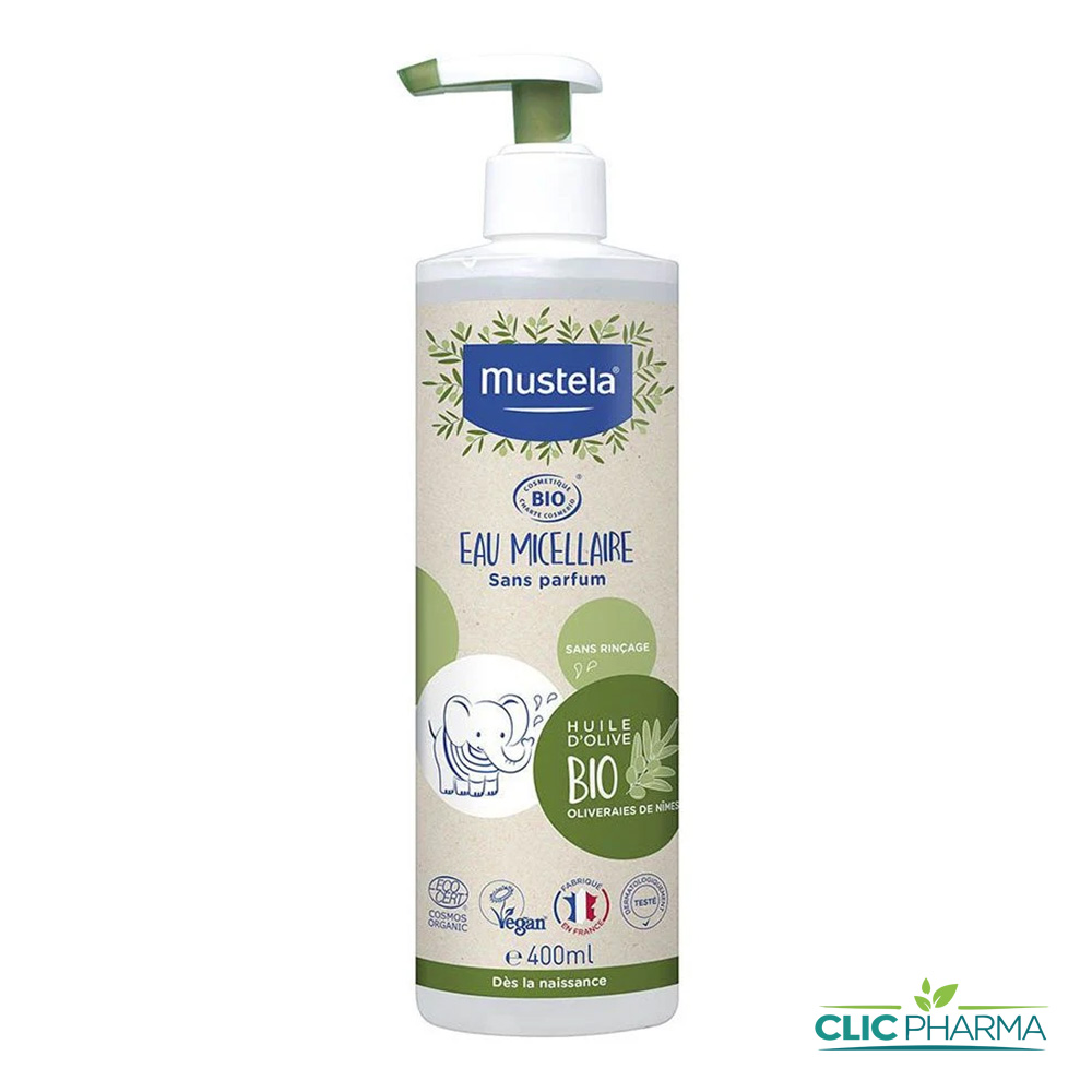 MUSTELA BIO EAU MICELLAIRE 400ML