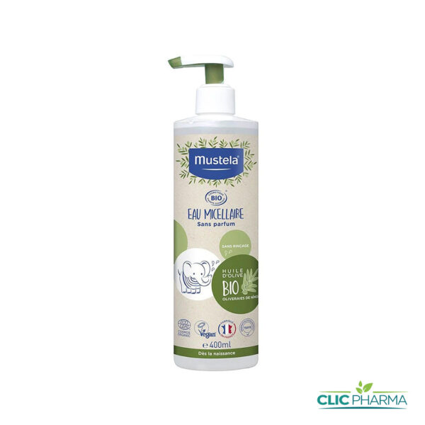 MUSTELA BIO EAU MICELLAIRE 400ML