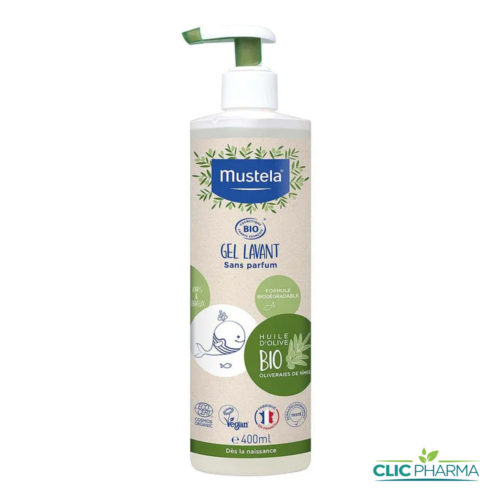 MUSTELA BIO GEL LAVANT 400ML