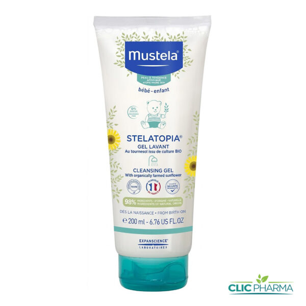 MUSTELA STELATOPIA GEL LAVANT ANTI-TIRAILLEMENTS 200ML