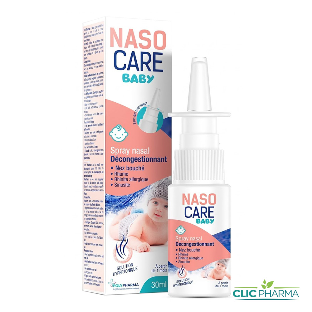 NASOCARE BEBE SPRAY NASAL HYERTONIQUE 1M+ 30ML