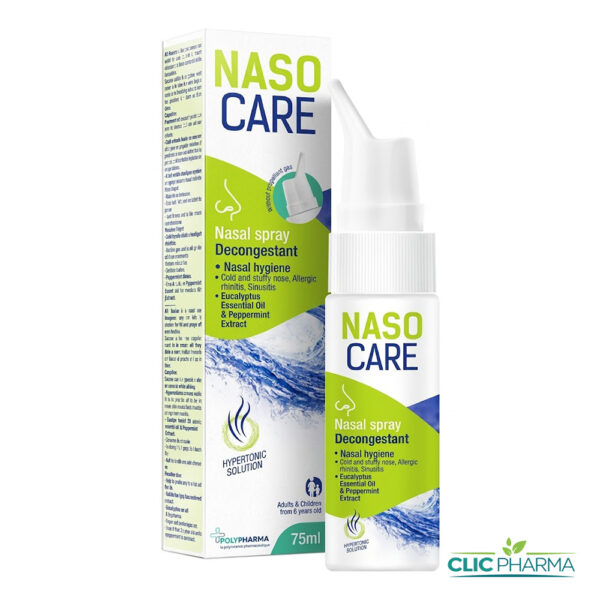 NASOCARE SPRAY NASAL HYERTONIQUE EUCALYPTUS ENFANT 6ANS+ ADULTE 75ML
