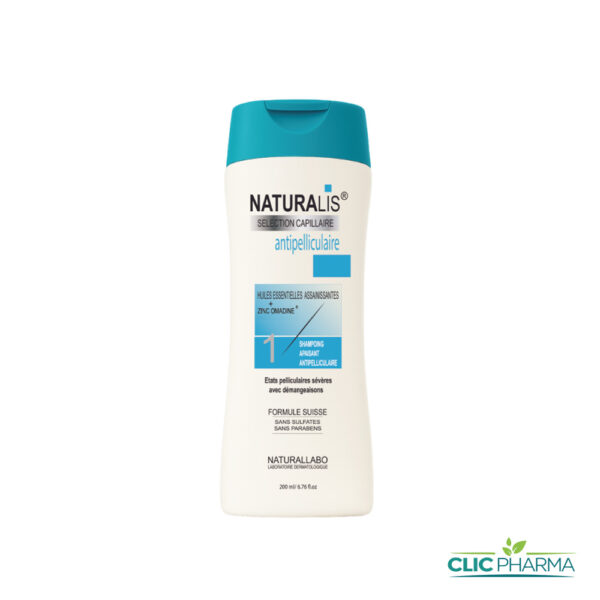 NATURALIS SHAMPOING ANTIPELLICULAIRE 200ML