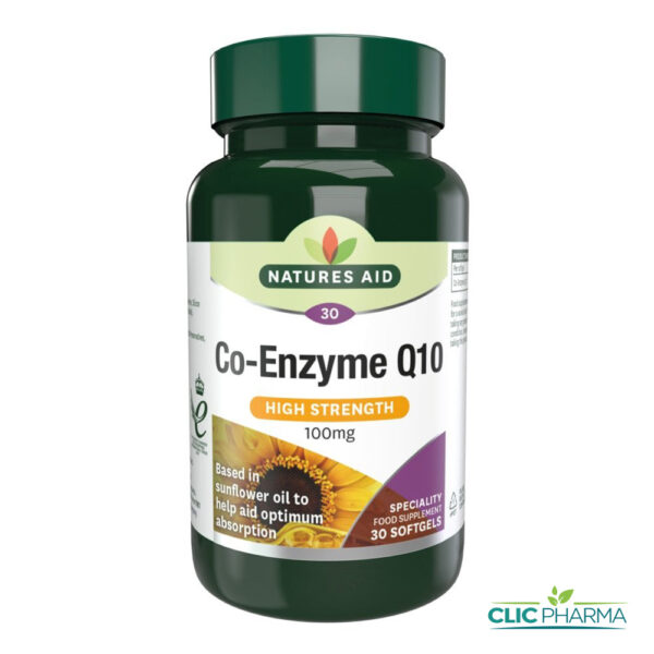 NATURES AID COENZYME-Q10 100mg (30 GELULES)