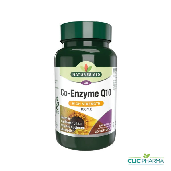 NATURES AID COENZYME-Q10 100mg (30 GÉLULES)