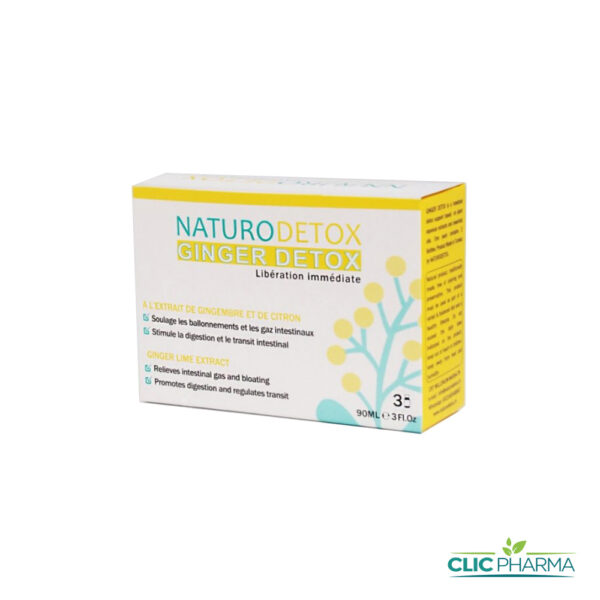 NATURODETOX GINGER DETOX (3 FLACONS DE 30ml)