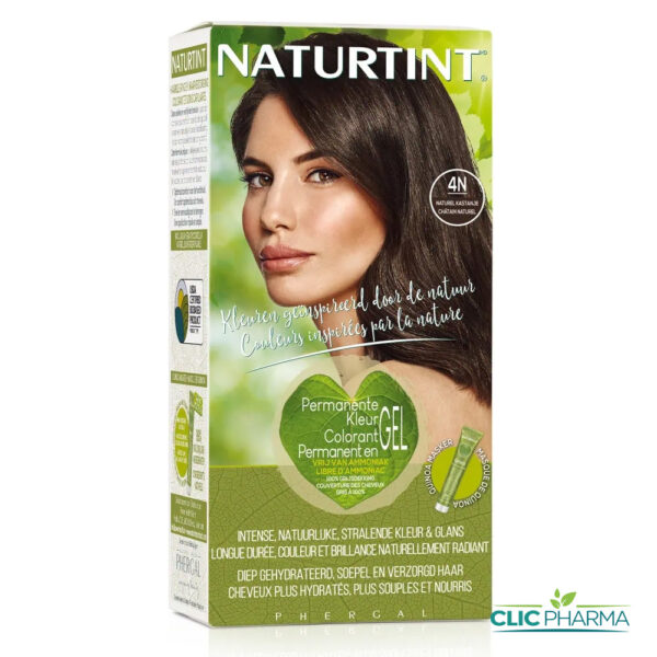 NATURTINT COLORATION PERMANENTE 4N CHATAIN NATUREL 170ML