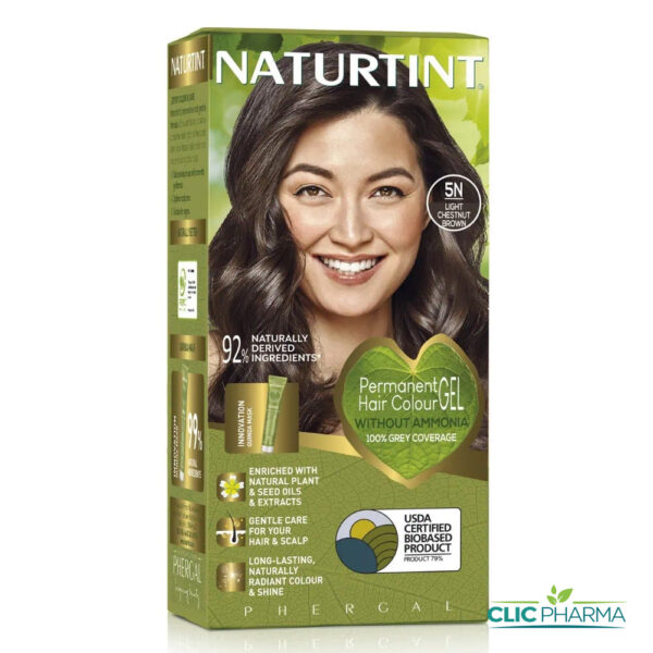 NATURTINT COLORATION PERMANENTE 5N CHATAIN CLAIR 170ML