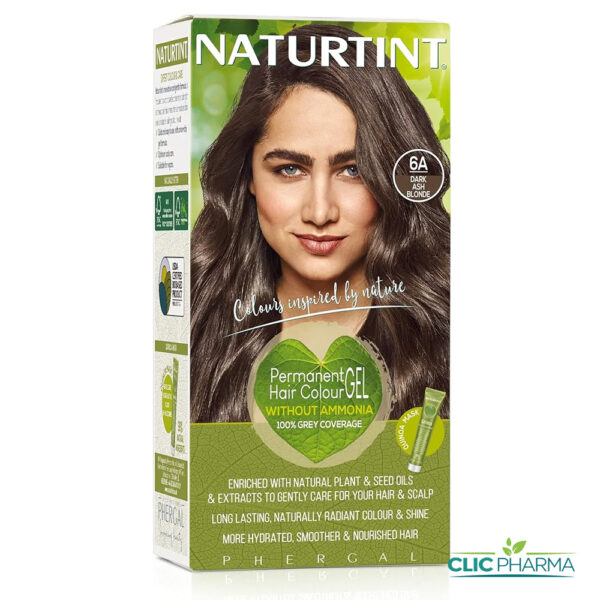 NATURTINT COLORATION PERMANENTE 6A BLOND CENDRÉ FONCÉ 170ML