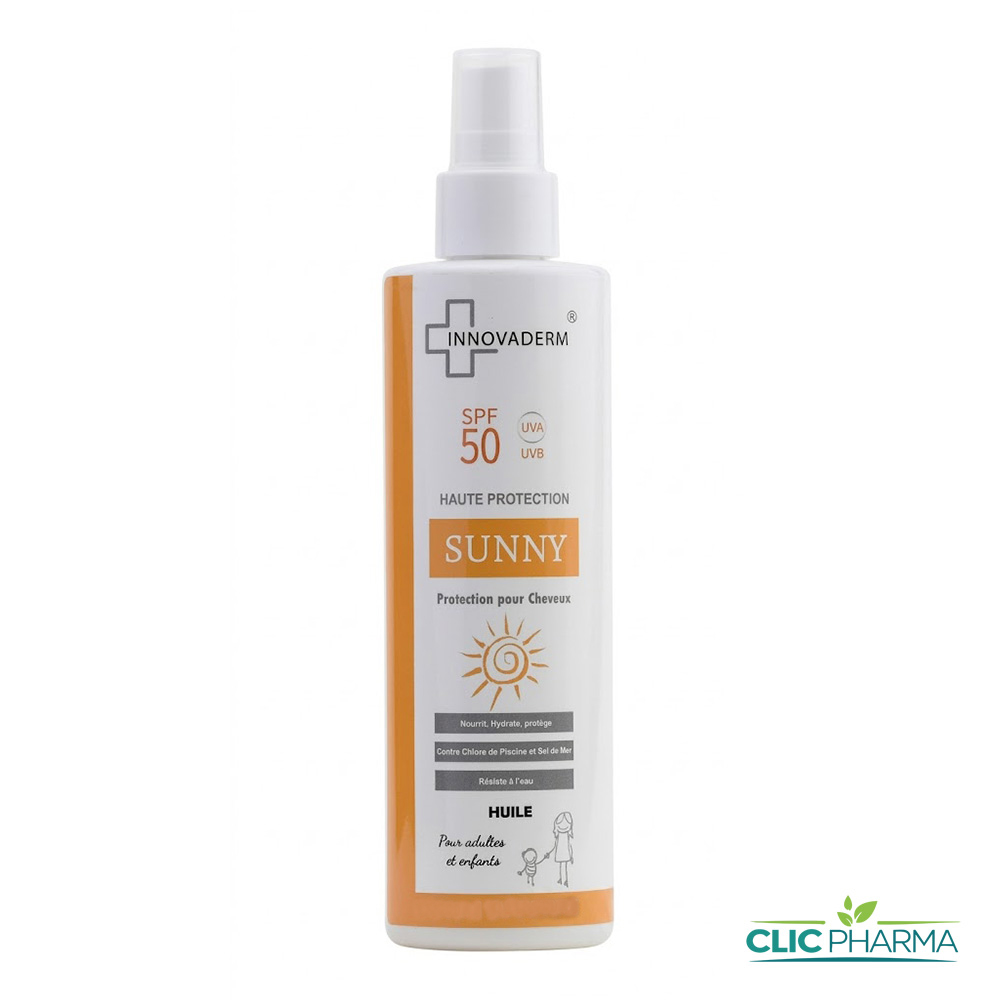 NNOVADERM SUNNY HUILE CHEVEUX SPF50+ 250ML