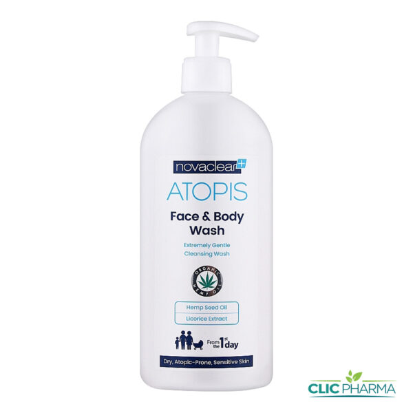NOVACLEAR ATOPIS GEL NETTOYANT VISAGE ET CORPS 500ML