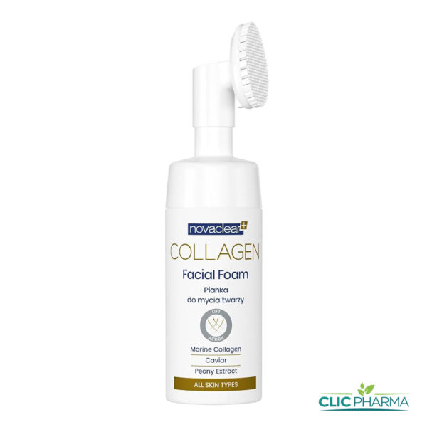 NOVACLEAR COLLAGEN MOUSSE NETTOYANTE VISAGE + BROSSE SILICONE 100ML