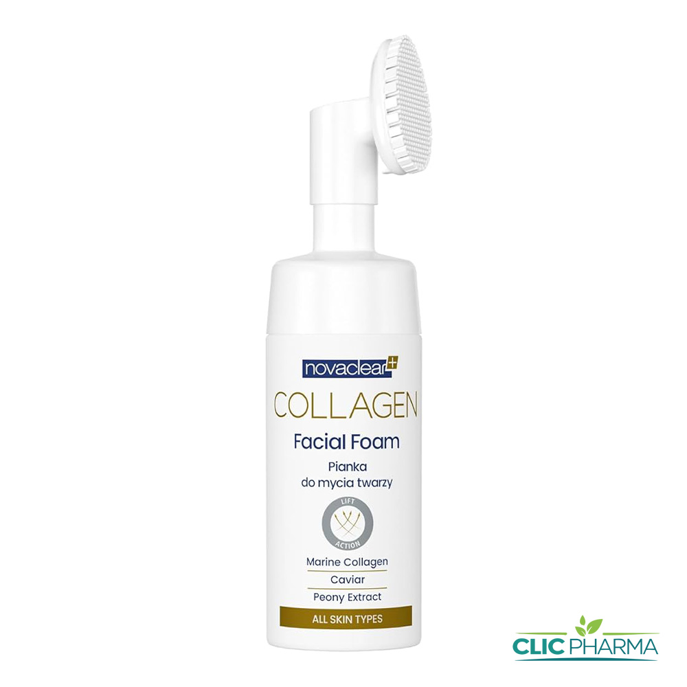 NOVACLEAR PLUS COLLAGEN MOUSSE NETT + BROSSE SILICON 100ML