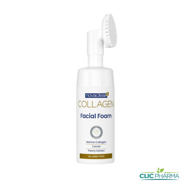 NOVACLEAR PLUS COLLAGEN MOUSSE NETTOYANTE + BROSSE SILICONE 100ML