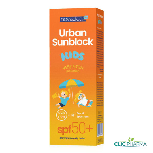 NOVACLEAR PLUS URBAN SUNBLOCK ECRAN SPF50+ KIDS 125ML
