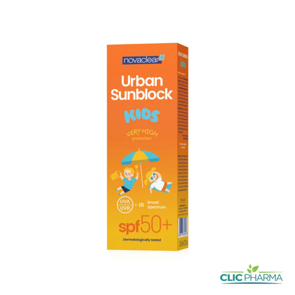 NOVACLEAR PLUS URBAN SUNBLOCK ECRAN SPF50+ KIDS 125ML