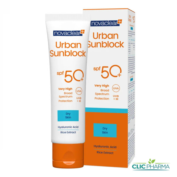 NOVACLEAR PLUS URBAN SUNBLOCK ECRAN SPF50+ DRY 40ML