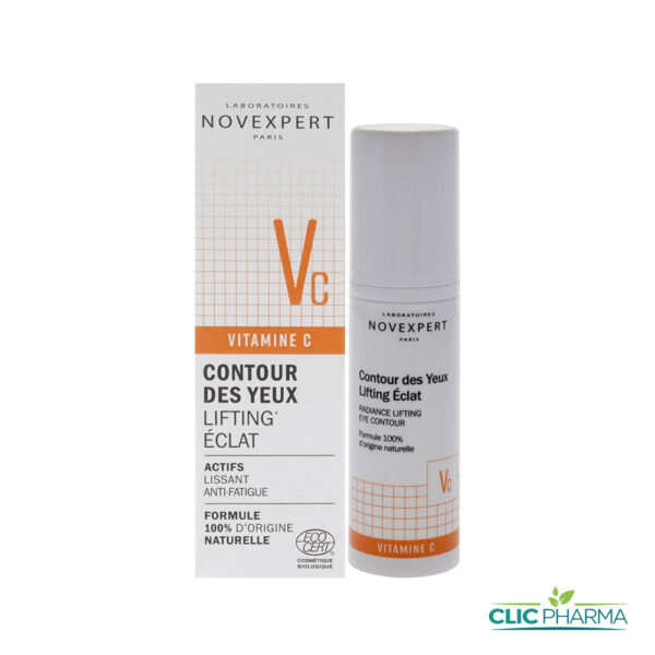 NOVEXPERT CONTOUR DES YEUX LIFTING ÉCLAT VITAMINE C 15ml