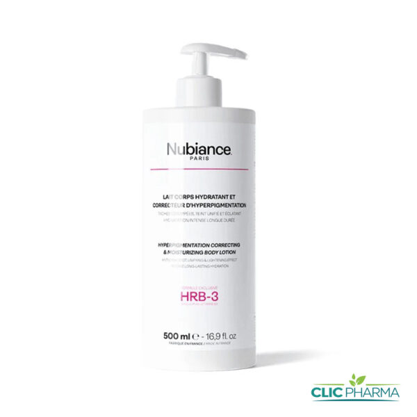 NUBIANCE HRB-3 LAIT DE CORPS HYDRATANT ET CORRECTEUR D'HYPERGMENTATION 500ML