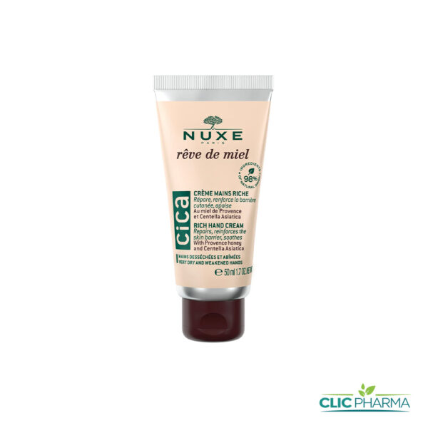 NUXE RÊVE DE MIEL CICA CRÈME MAIN RICHE 50ML