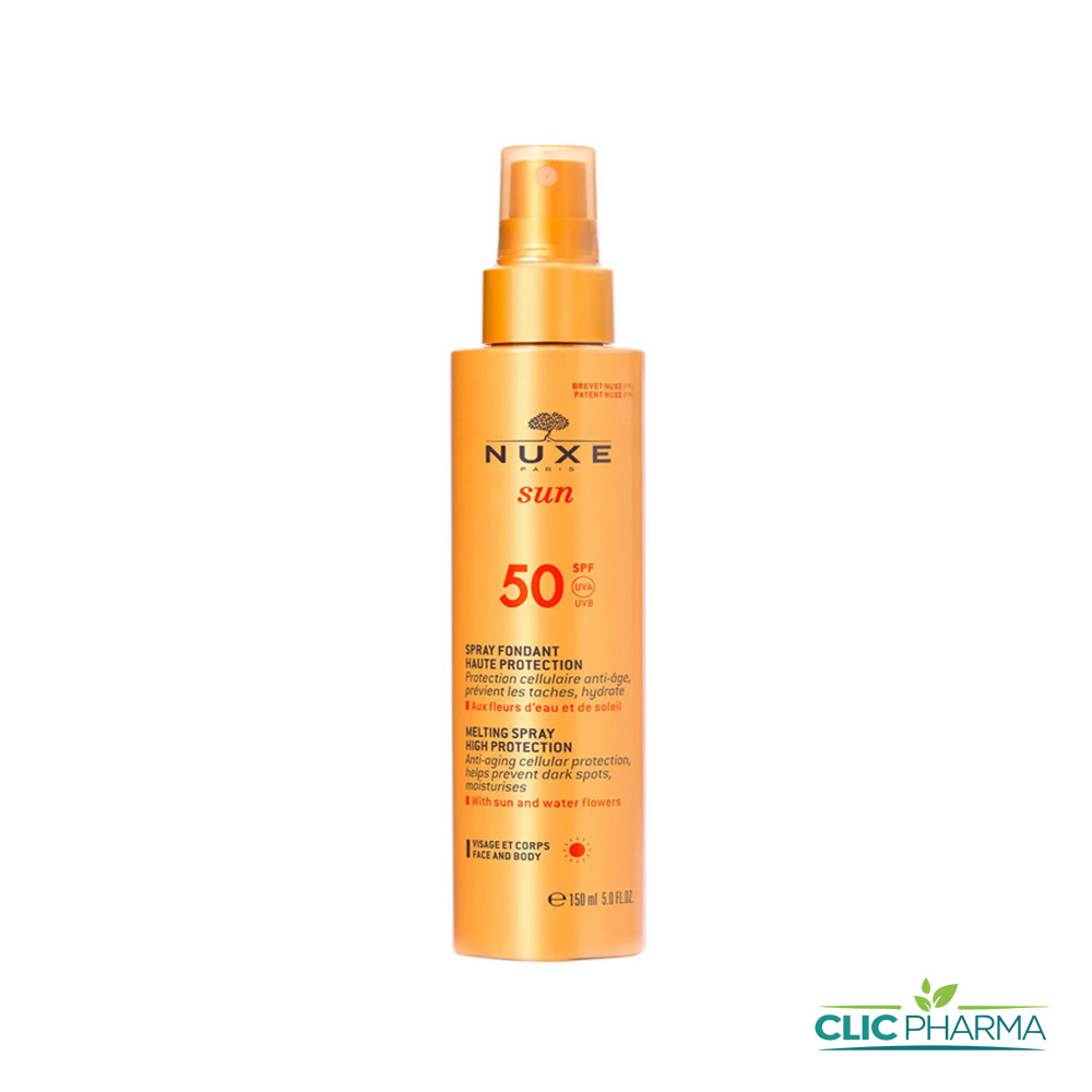NUX SUN SPRAY VISAGE &CORPS SPF50 150ML
