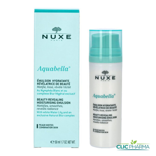 NUXE AQUABELLA EMULSION HYDRATANTE REVELATRICE DE BEAUTE 50ML