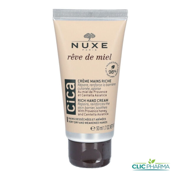 NUXE REVE DE MIEL CICA CREME MAIN RICHE 50ML