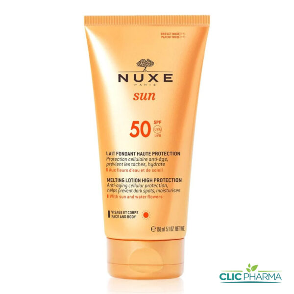 NUXE SUN LAIT SOLAIRE FONDANT SPF50 150ML