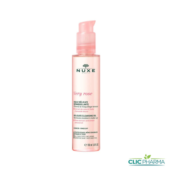 NUXE VERY ROSE HUILE DELICATE DÉMAQUILLANTE 150ML