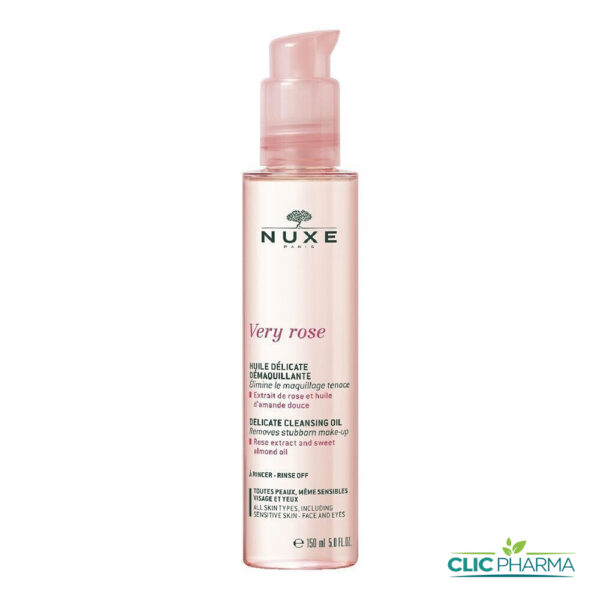 NUXE VERY ROSE HUILE DELICATE DEMAQUILLANTE 150ML