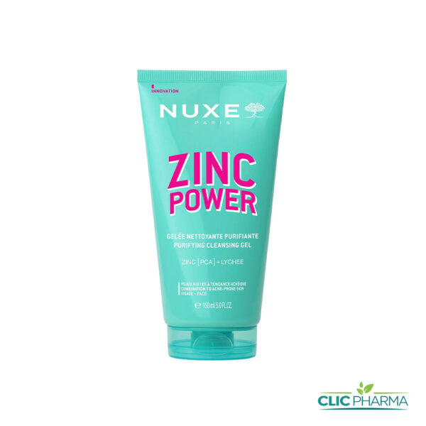 NUXE ZINC POWER GELÉE NETTOYANTE PURIFIANTE 150ML