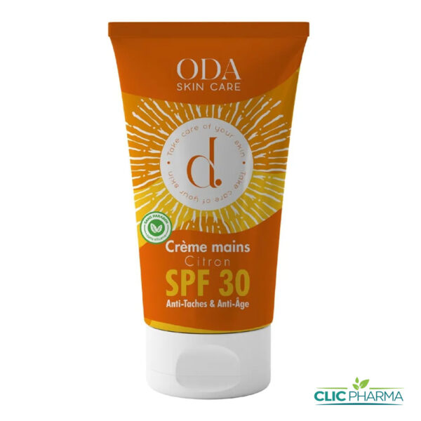 ODA CREME MAIN ANTI-TACHES ANTI-AGE CITRON SPF30 50ML