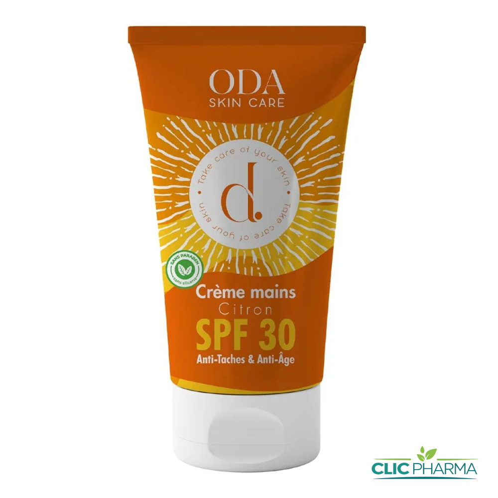 ODA CREME MAIN ANTI-TACHES ANTI-AGE CITRON SPF30 50ML