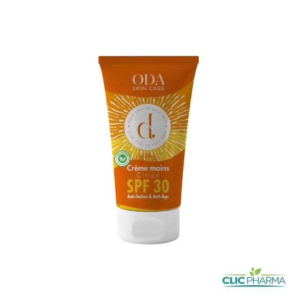 ODA CRÈME MAIN CITRON SPF30 50 ML