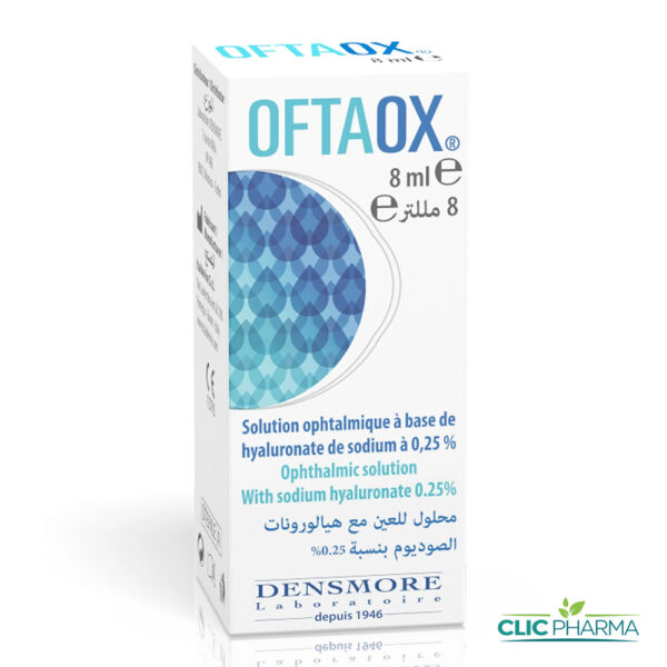 OFTAOX SOLUTION OPHTALMIQUE 8ML