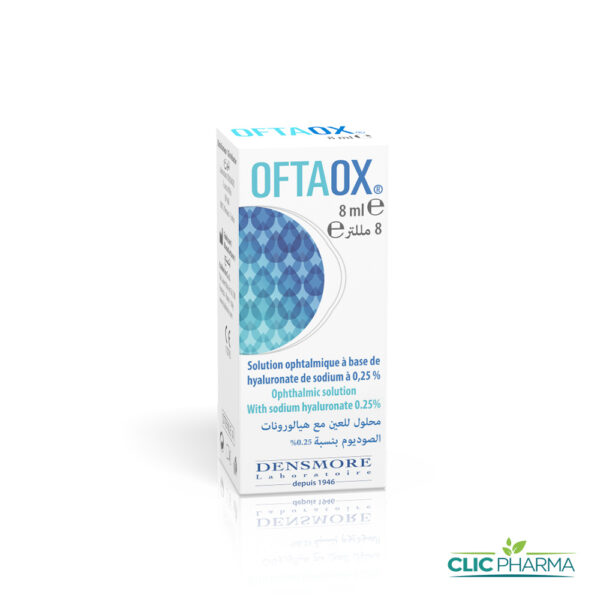 OFTAOX SOLUTION OPHTALMIQUE 8ML
